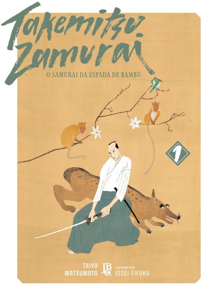 Capa de Takemitsu Zamurai: O Samurai da Espada de Bambu