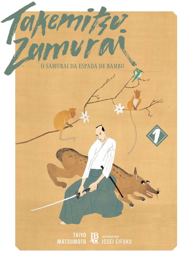 Capa de Takemitsu Zamurai: O Samurai da Espada de Bambu